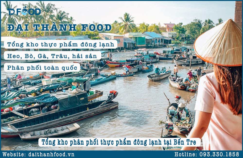 Tổng kho phân phối thực phẩm tại Bến Tre